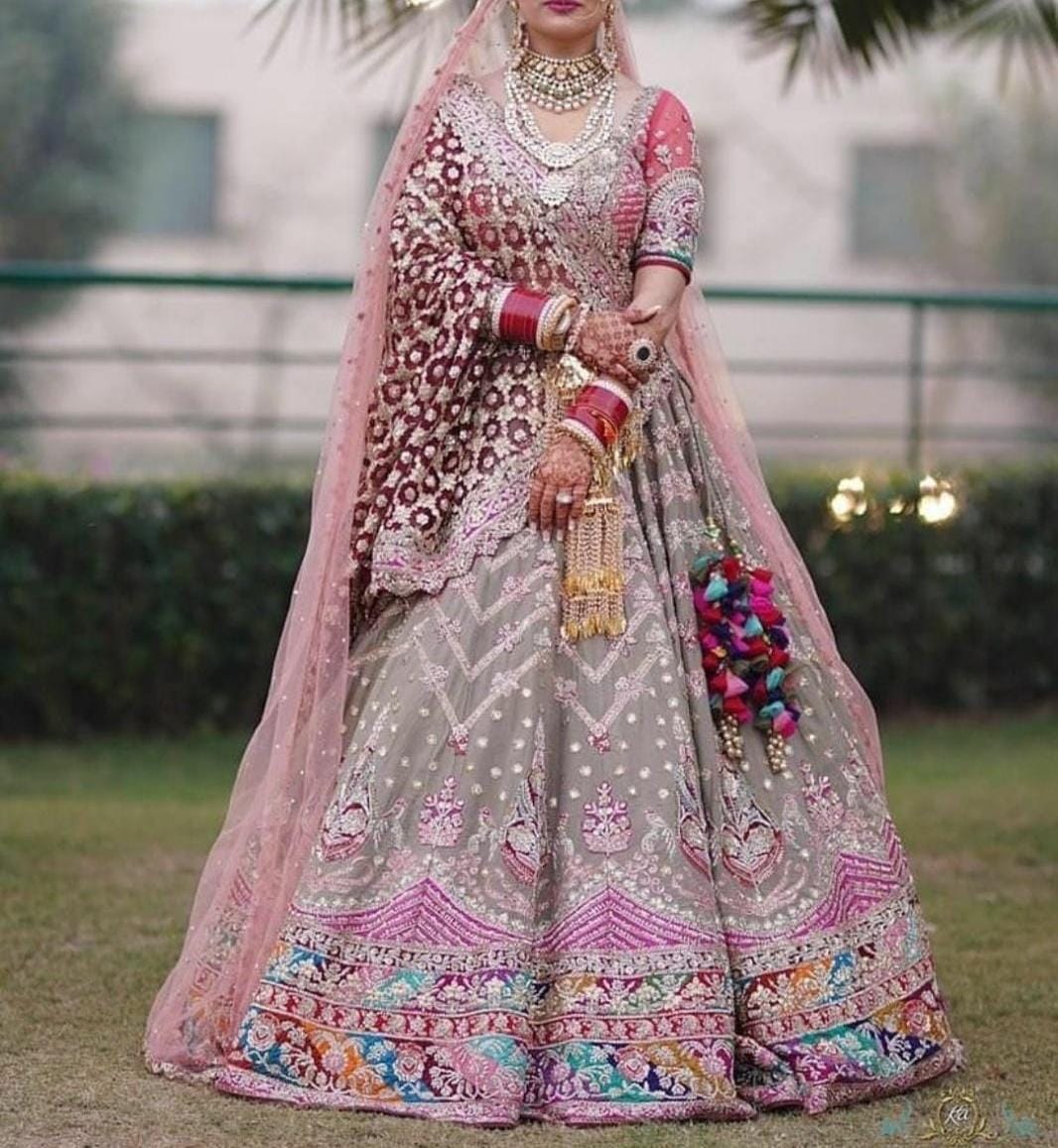 Blue Wedding Designer Lehenga Choli – Mindhal